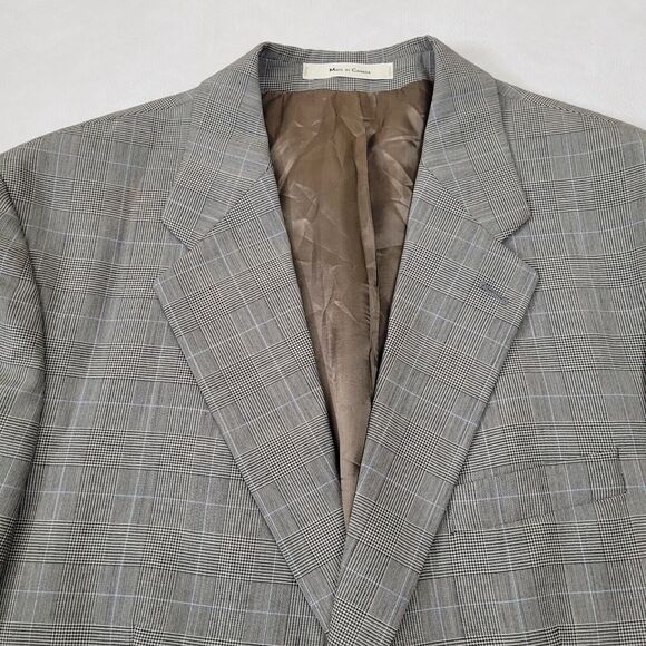 Vintage Chaps Ralph Lauren Mens 44 Two Button Blazer Wool Sport Coat Jacket - Picture 2 of 13